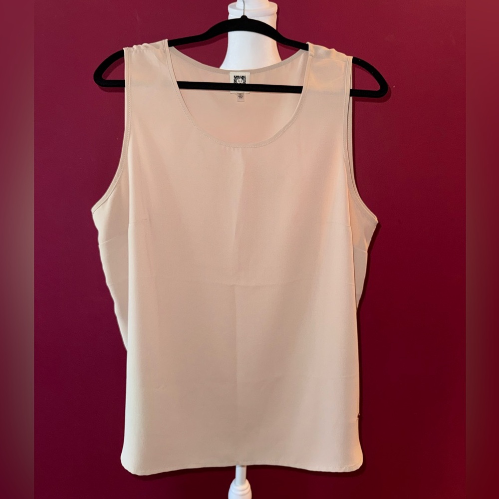 Anne Klein Classic Beige Tank Top